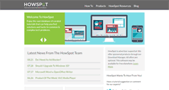 Desktop Screenshot of howspot.com